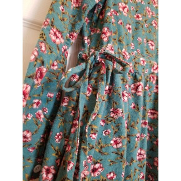 XIXI Floral Femenine Japanese Style Modest Green Dress Size M (Estimated) - Picture 6 of 8